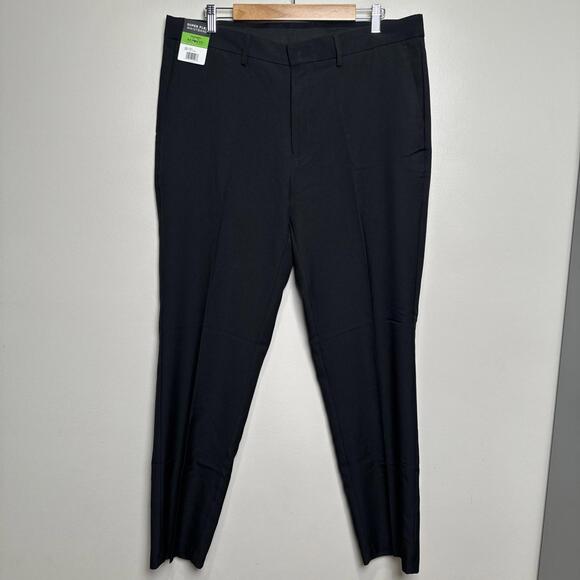 Kenneth Cole Reaction Mens Pant 38x32 Slim Fit Techni-Cole Super Flex Waistband - Picture 1 of 9